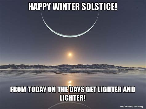 Winter solstice meme